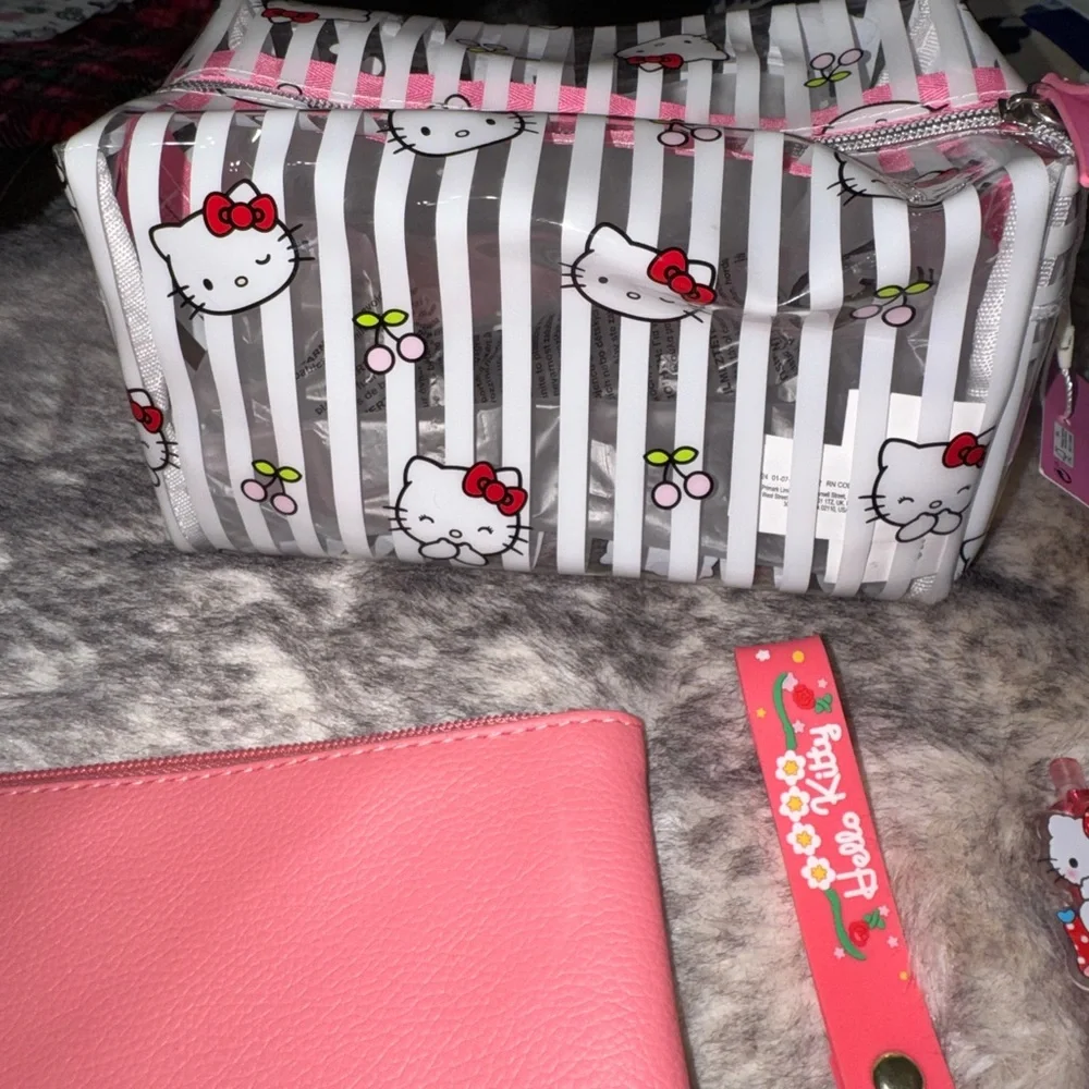 Hello Kitty Accessory Pouch Set, pen, croc accessory